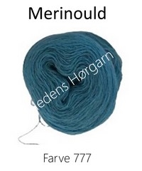 Merinould farve 777 aqua